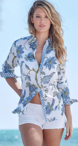 Antigua Blue Button Down Antigua Blue Button Down