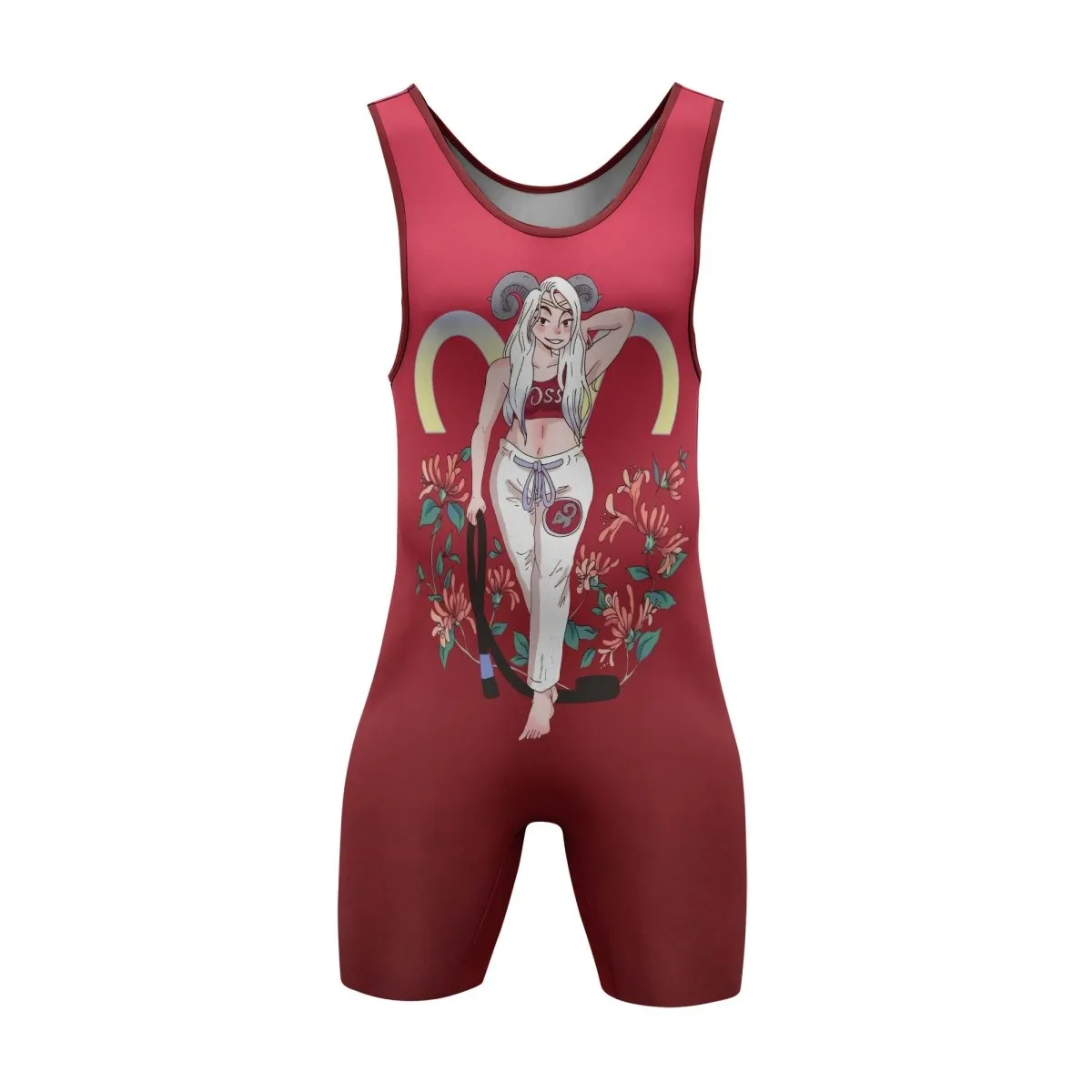 Aries Mom Wrestling Singlet