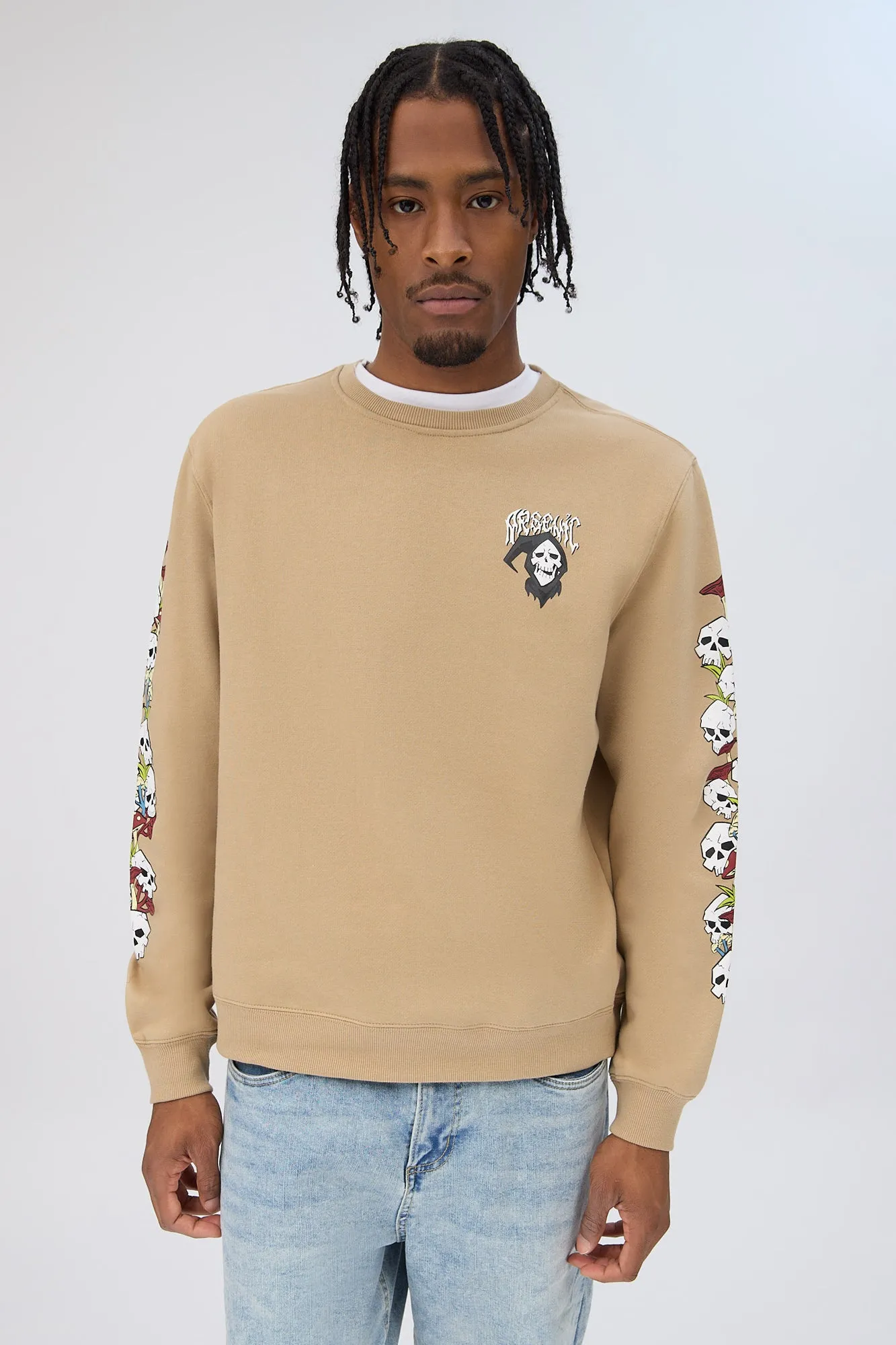 Arsenic Mens Reaper Graphic Sweatshirt