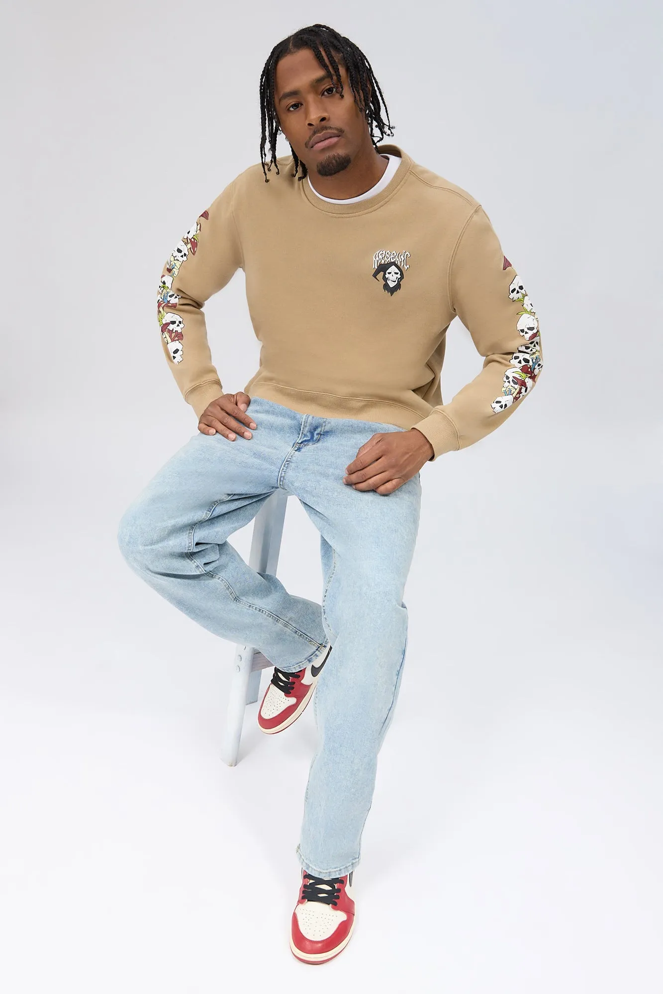 Arsenic Mens Reaper Graphic Sweatshirt