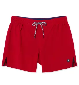 Athletic Performance Gym Shorts in Red