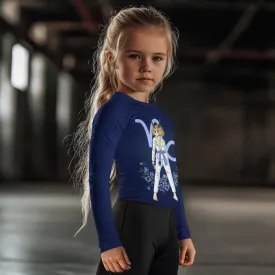 Capricorn Zodiac Mom Kids Rash Guard
