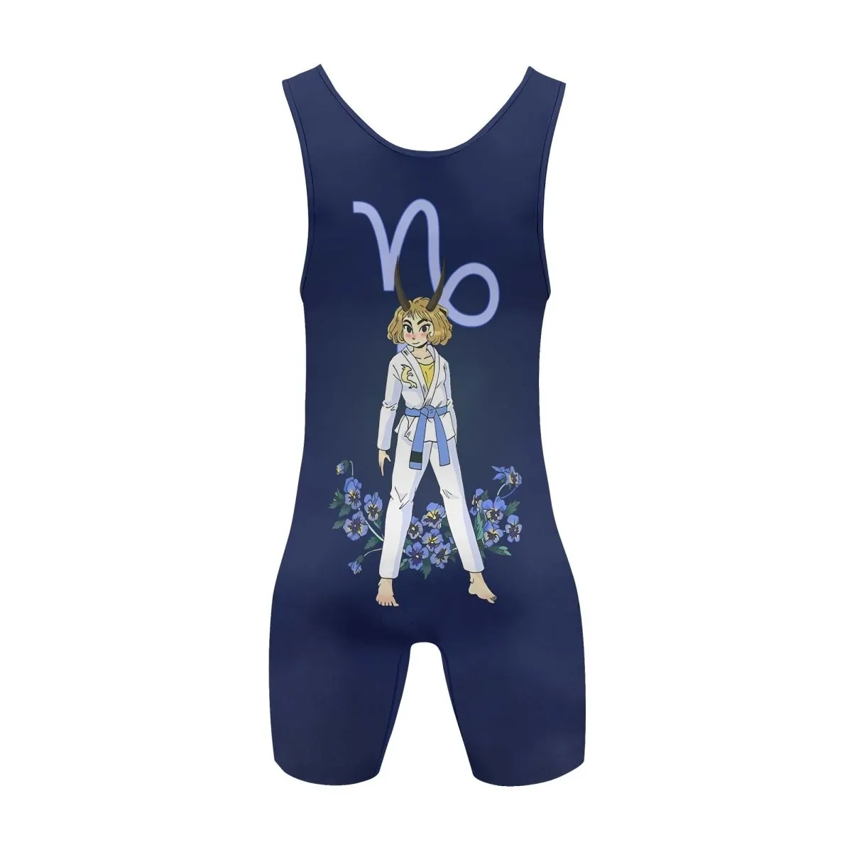 Capricorn Zodiac Mom Wrestling Singlet