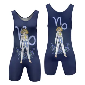 Capricorn Zodiac Mom Wrestling Singlet