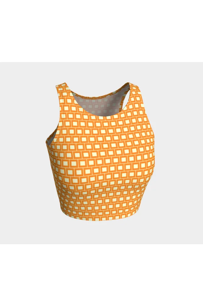 Caramel Bars Athletic Crop Top
