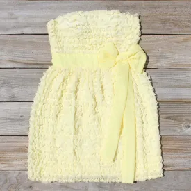 Chiffon Tart Dress in Lemon