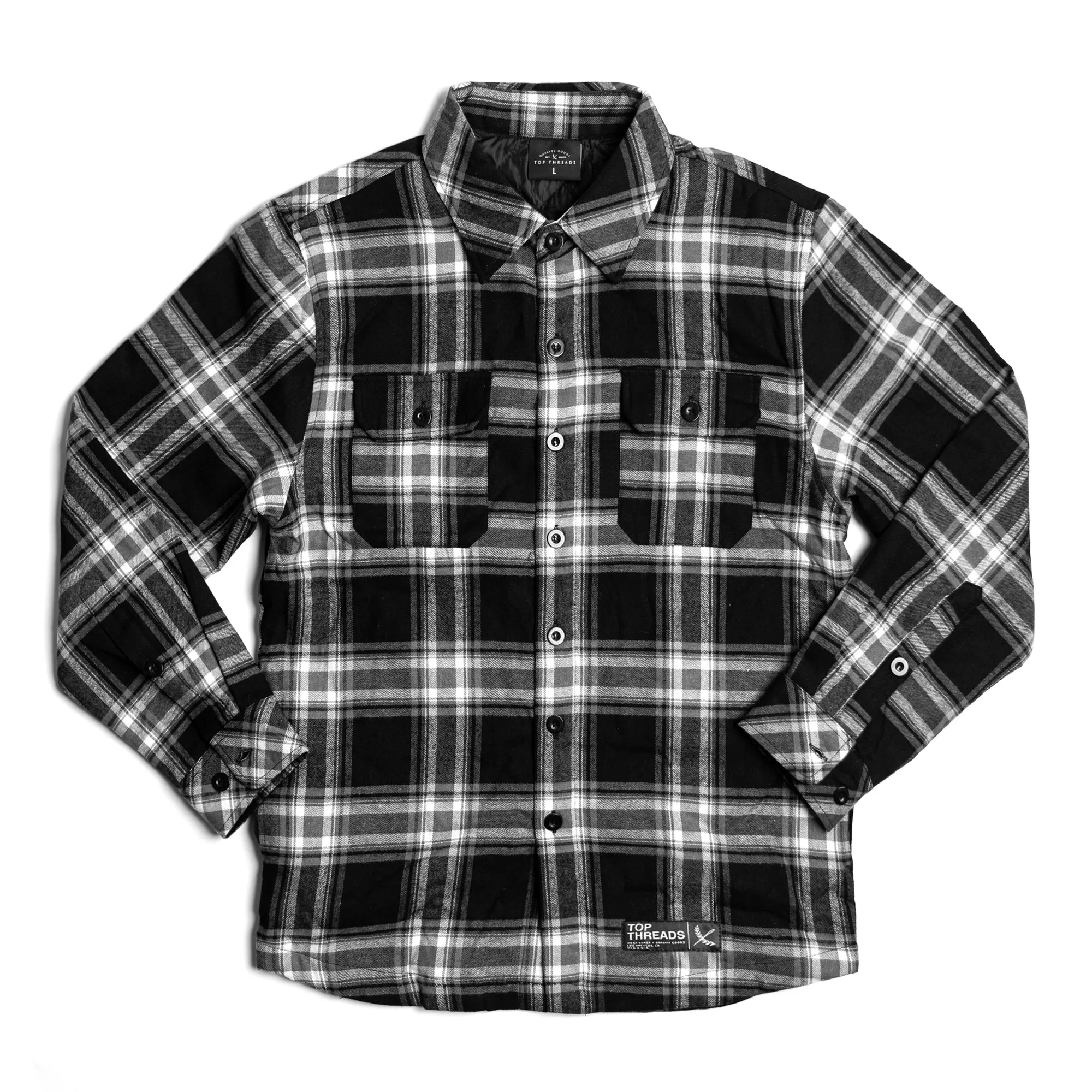 LA Plaid Jacket - Black