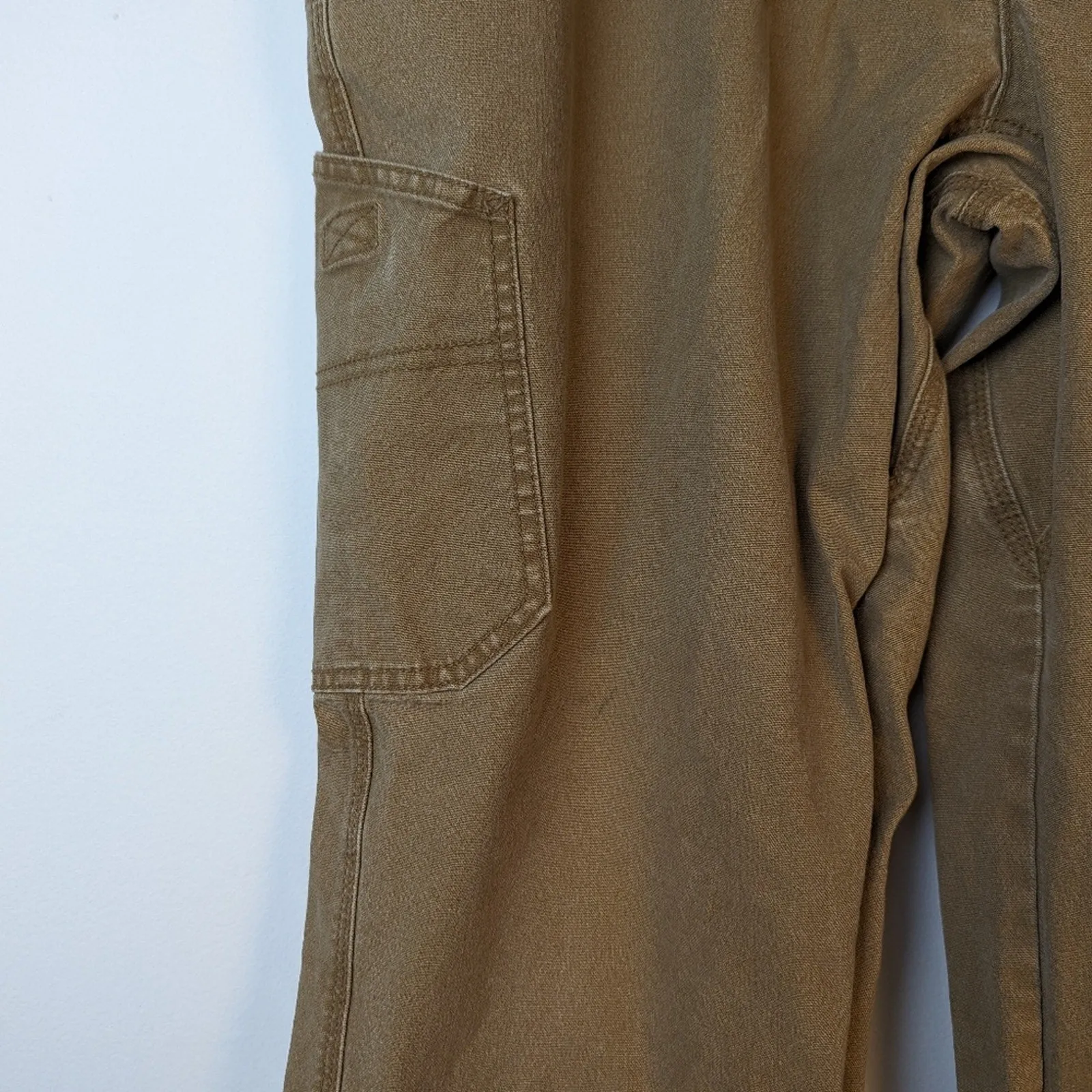 L.L.Bean Khaki Cargo Work Pants - 40