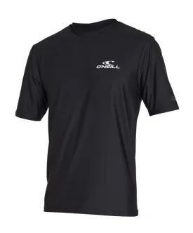 ONEILL REACTOR UV SS RASH TEE - BLACK