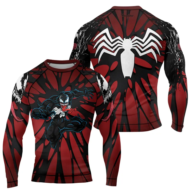 Symbiote Strike Men's Long Sleeve Rash Guard
