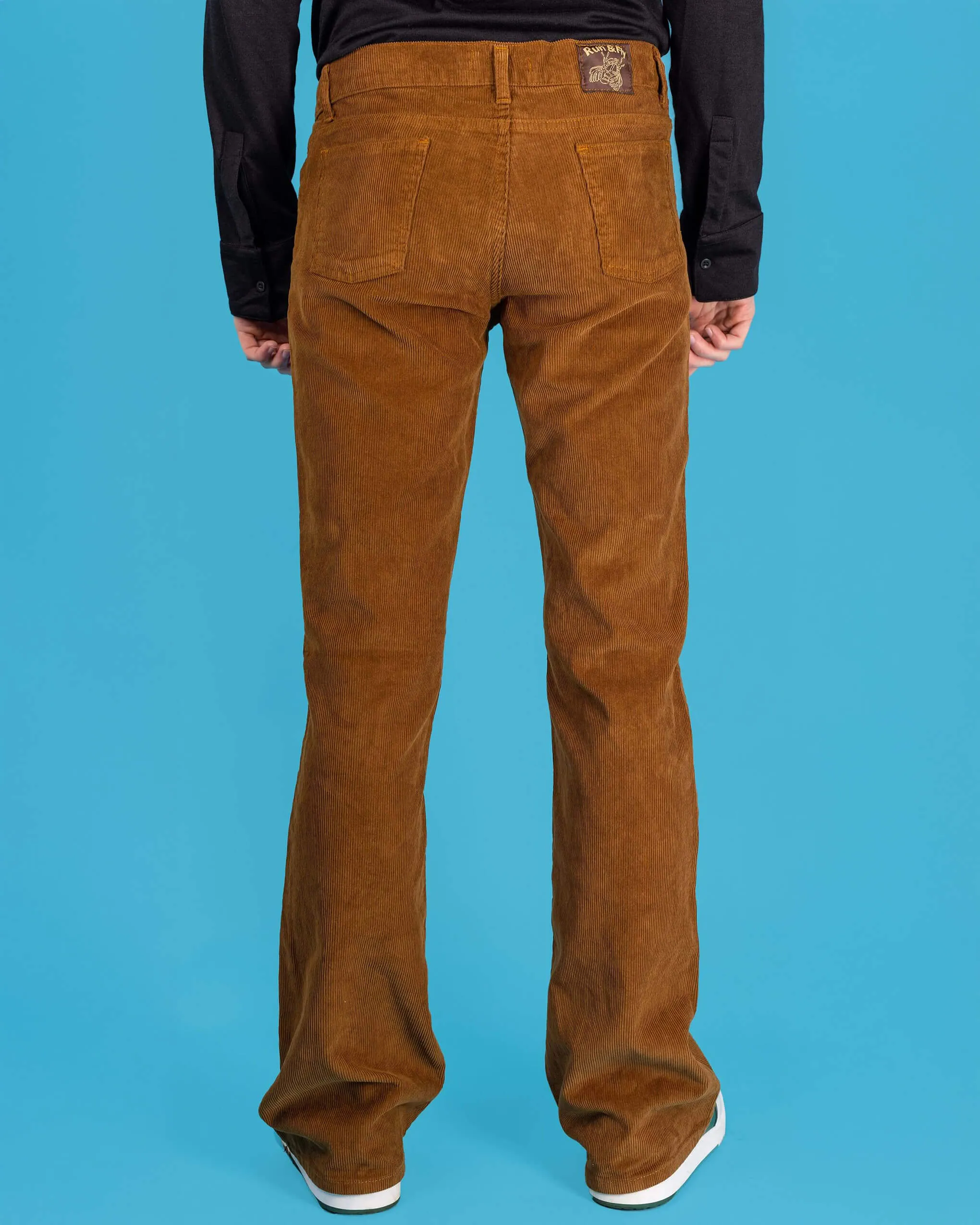 Tan Corduroy Bootcut Flares