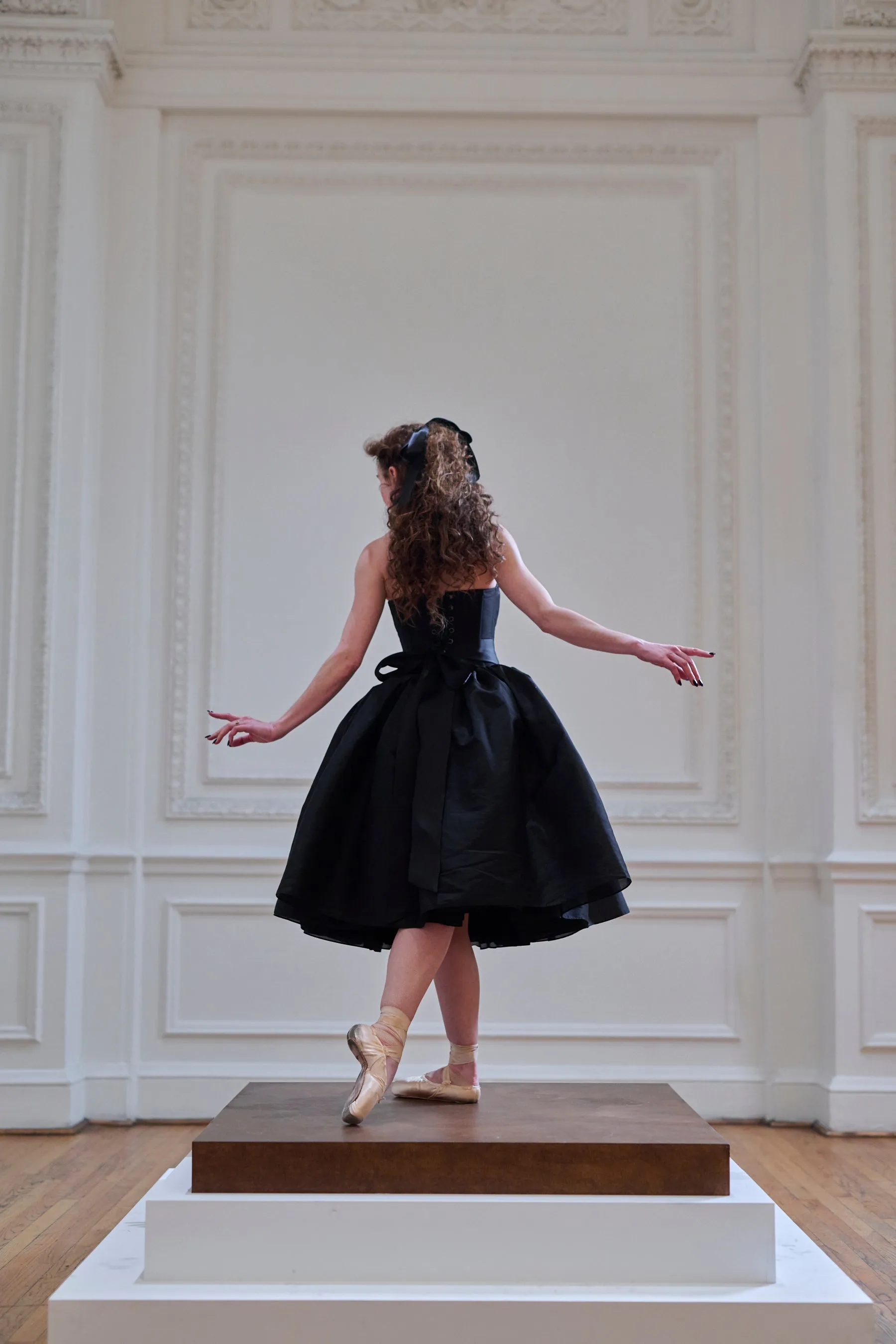 The Black Swan Silk Ribbon Sash