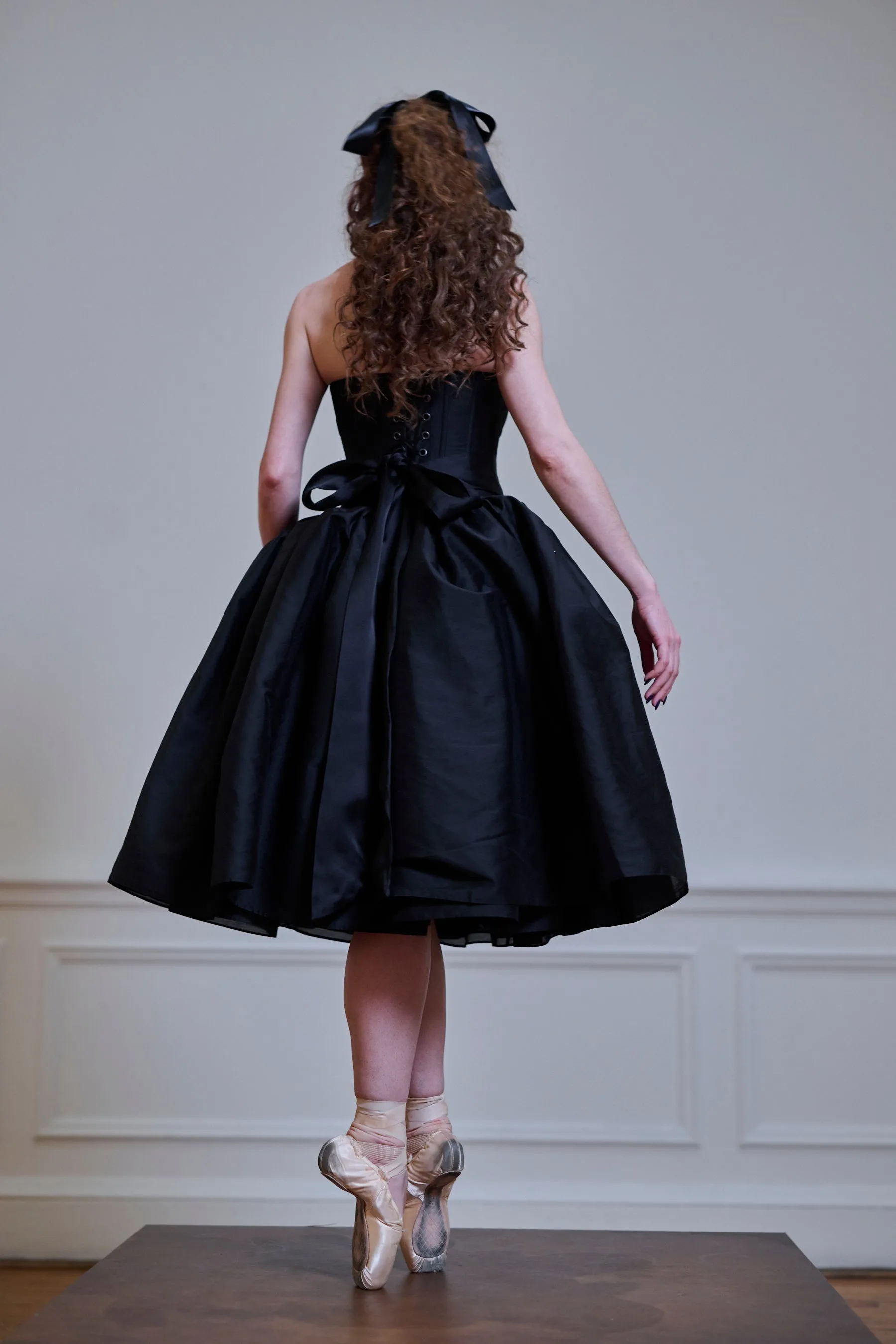 The Black Swan Silk Ribbon Sash