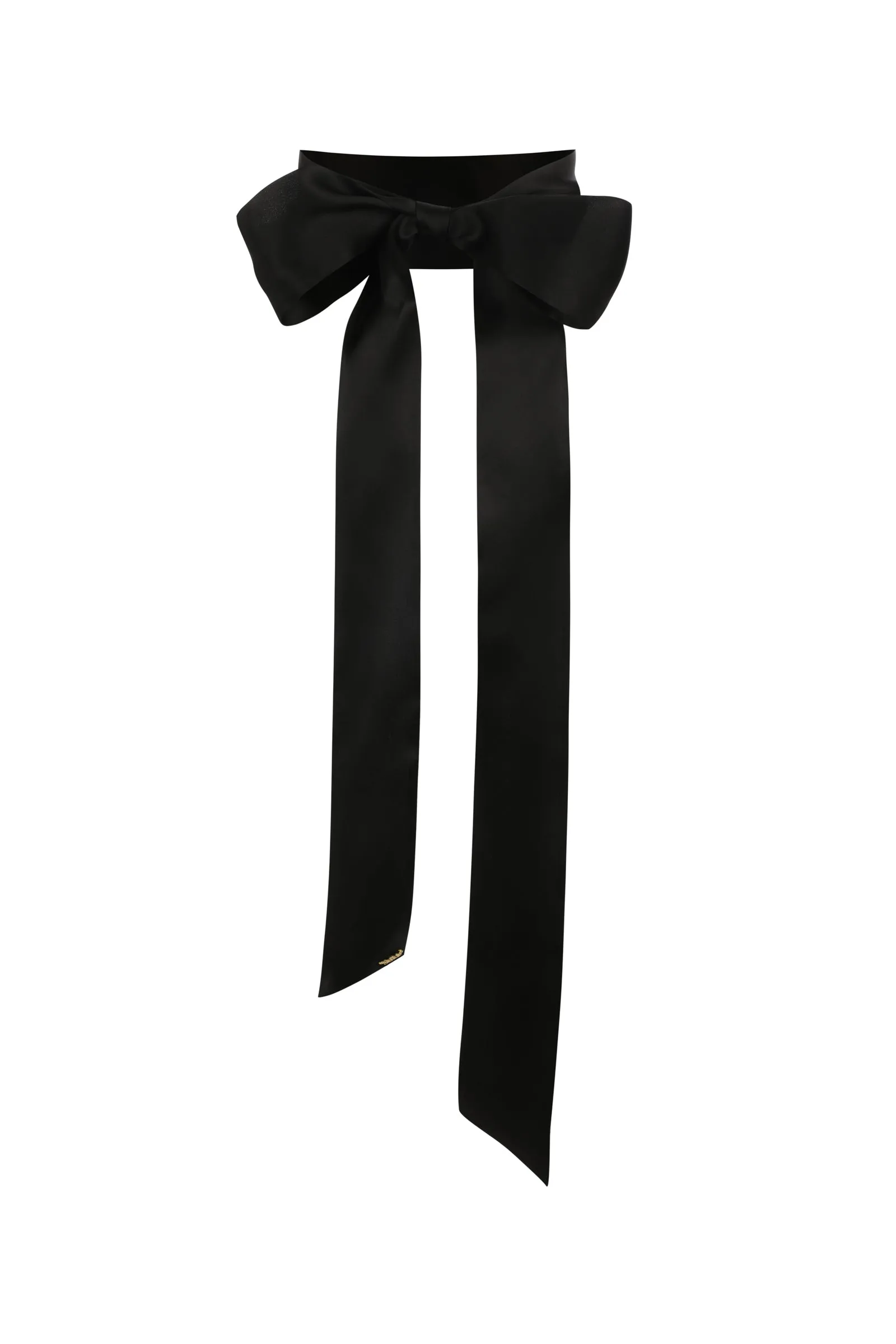 The Black Swan Silk Ribbon Sash